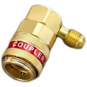 Yellow Jacket 41317 Automotive High-Side Coupler with 1/4" Flare, R-134A