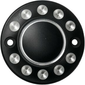 Motorcycle Timing Cover Chrome Black Custom Stars&Stripes Timer Caps Block for 2017+ M8 Engine Softail Touring Breakout Fatboy Street Bob Road King Street Glide (Star&Stripe)