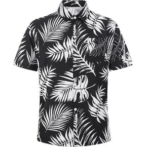 Men's Hawaiian Shirts Short Sleeve Casual Button Down Shirts Tropical Shirt for Men Summer Aloha Beach Shirt in Saudi Arabia