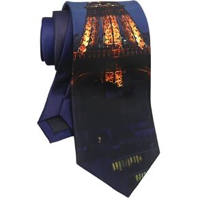 Secdtie Men Men Printible Ties Designer Tie for Men Fashion Funking Neckties for Holiday Party