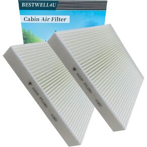 2 Pack White BW182 Cabin Air Filter لـ Civic ، CR-V ، CR-Z ، FIT ، HR-V ، Insight ، استبدال CF11182 ، CP182،80292-TF0-G01