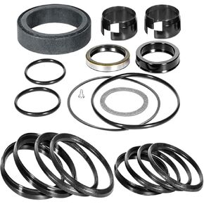 Cylinder Rebuild/Repair Seal Kit for Case 580 CK with model 33 33S Backhoe Loader 1966-1971, Fits Rod Size: 1-3/4" and Bore Size: 4", Full Seal Kit -1 SET
