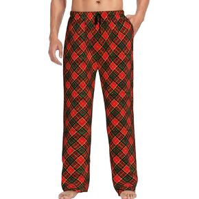 Men'S Comfy Pajama Pants Stretch Sleepwear Lounge Pants With Pockets & Drawstring