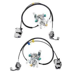 مجموعة كابلات لباب الباب الخلفي متوافق مع فورد F250 F350 F450 F550 Super Duty 1999-2007 ， السائق الأيسر والركاب الأيمن العلوي والسفلي OE#6C3Z-28264A00A 6C3Z-28264A01A