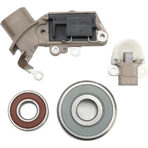 Alternator Repair Kit Rebuild,Alternator Repair Kit,Alternator Rebuild Kit Bearing Regulator Brush Voltage Stabilizer Repair Set Replacement for Corolla Celica MR2 Spyder