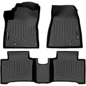 SMARTLINER All Weather Custom Fit Black 2 Row Floor Mat Liner Set Compatible with 2023-2024 Kia NIRO Hybrid (Only Fits Hybrid Models. Does NOT fit Plug-in Hybrid Models)