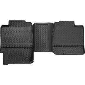 Husky Liners Classic Style Series | 1988 - 1999 Chevrolet/GMC C 1500/K 1500 Extended Cab, 1988 - 2000 Chevrolet/GMC C2500/C3500/K2500/K3500 | 2nd Seat Floor Liner, Black | 61101