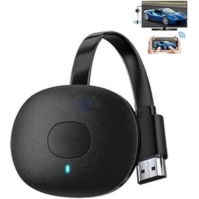 AT-Mizhi Wireless HDMI Display Adapter, HDR Screen Mirroring HDMI Display Adapter, Support Miracast Airplay DLNA, from Laptop/PC/Phone/Pad to TV/Monitor/Projektor