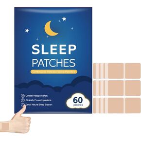 Sleep Patches for Adults Extra Strength 60 Pack, Natural Sleep Aid Patches for Deep Sleep, Sweet Dream Patches for Women & Men, Nighttime Sleeping Stickers for Night Comfort Rest