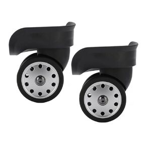 Luggage Wheel Replacement Luggage Wheel Mute Repair Luggage Parts Spinner Wheels 1 Pair PP A88 Porous Wheel Suitcase Luggage Replacement Casters for Travel Bags Large Size (l)