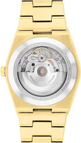 Movado Bold Quest Men's Luxury Automatic Watch - Swiss Self-Winding Movement, Stainless Steel Bracelet, Water Resistance 50 Meters (5ATM) - Classic Timepiece - Gift for Him - 39mm in Saudi Arabia