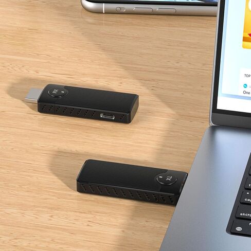 SmartSee Wireless USB-C to HDMI Transmitter and Receiver Kit Screen Mirror and Screen Extender for iPhone 15 16 Mac iPad to TV Projector Display Adapter Plug and Play in Saudi Arabia