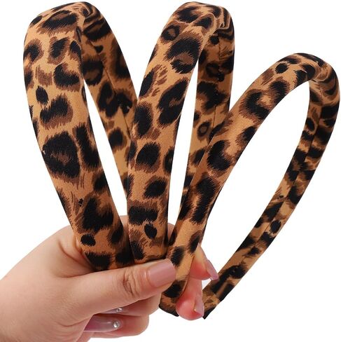 AUDTOPE Black Velvet Padded Headbands for Women, Soft Simple Headband for Girls and Teens, Plain No Teeth Thick Hoops Hair Accessories in Saudi Arabia
