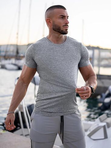 Selected Softest Sunday Performance™ Men's T-Shirt Utmost Softness Slim Round Neck T-Shirt in Saudi Arabia