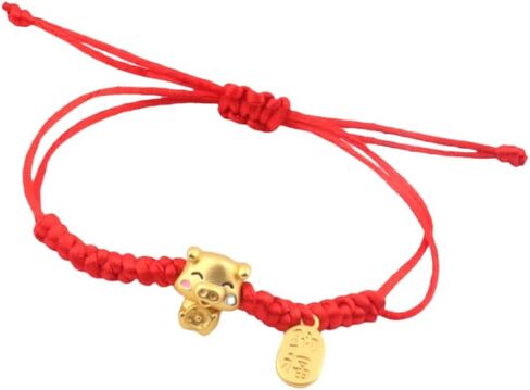 Chinese 12 Zodiac Animal Charm Bracelet for Women Men Adjustable Red Rope Bracelet Good Luck Symbol Jewelry Mascot Red String Bracelet Birthday Gifts in Saudi Arabia