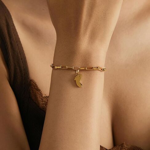 New Mom Bracelets for Women 14K Gold Plated Stainless Steel New Mom Bracelet First Time Mom Gifts Mama to Be Bracelet New Mom Gifts New Mom Jewelry Mothers Day Christmas Birthday Gifts in Saudi Arabia