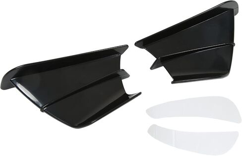 Winglet Side Side للدراجات النارية ، جناح الهوائيات الهوائية للدراجة النارية للدراجة النارية لـ Ninja400 250 Z900 Z1000 (أسود لامع) in Kuwait