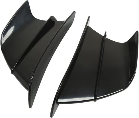 Winglet Side Side للدراجات النارية ، جناح الهوائيات الهوائية للدراجة النارية للدراجة النارية لـ Ninja400 250 Z900 Z1000 (أسود لامع) in Kuwait