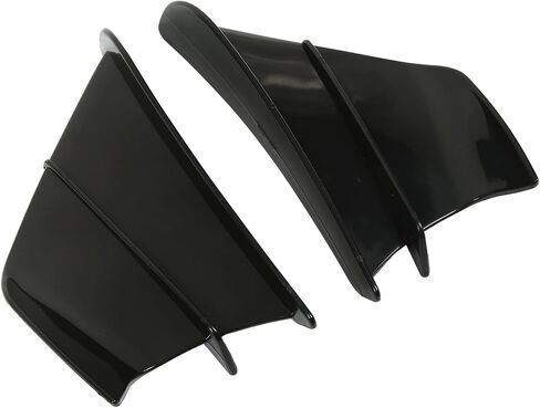 Winglet Side Side للدراجات النارية ، جناح الهوائيات الهوائية للدراجة النارية للدراجة النارية لـ Ninja400 250 Z900 Z1000 (أسود لامع) in Kuwait