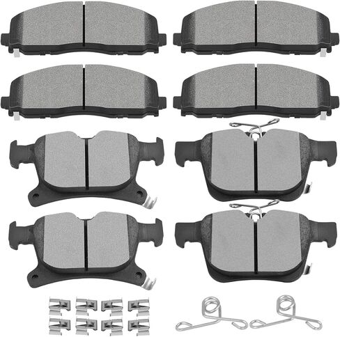 D856 D981 Ceramic Brake Pads Kits,SCITOO 8pcs Front Rear Brake Pads Set fit for 2003 2004 2005 2006 2007 for Jeep Liberty in Kuwait