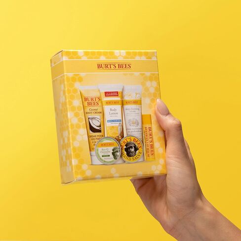 Burt's Bees Gifts الأفكار والنصائح وأصابع القدم ، و 6 منتجات بحجم السفر - مرطبة الرمان مرطبة الشفاه ، و 2 in Kuwait