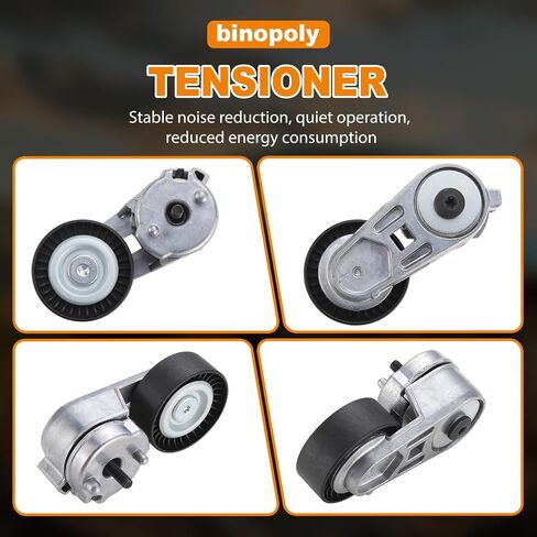 Binopoly 38163 Drive Belt Telectioner مع بكرة لجيب Grand Cherokee 99-04/Wrangler 00-06/TJ 00-06 OE# 419-016 4854089 4854089AC 4854089AB in Saudi Arabia