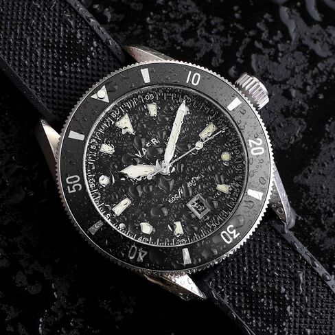 Vaer DS2 Quartz Dive Watch for Men - Ocean Ready 15 ATM, 39mm, Battery-Powered, Sapphire Crystal (+/- 20 Seconds per Month), Two Quick-Change 20mm Straps - Gift Set for Men - Gifts for Dad - 39mm in Kuwait