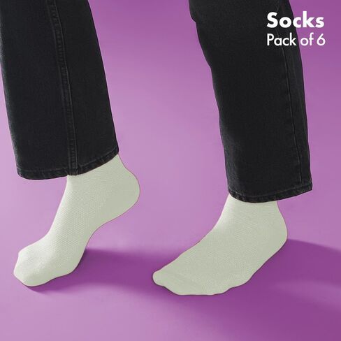 HexaFun Unisex Formal Socks - 100% Organic Pure Soft Cotton in Saudi Arabia