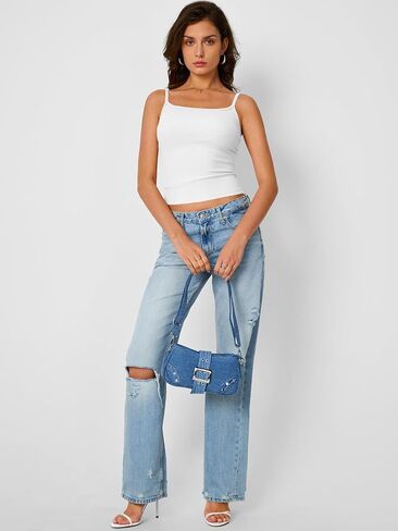 Trendy Queen Camisole Tops for Women 2025 Summer Crop Tank Top Square Neck Adjustable Spaghetti Strap Sleeveless Shirts in Saudi Arabia