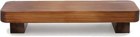 Wood Risers for Desk Organizer, Tray For Bathroom, Riser for kitchen counter, Stand For Kitchen Counter, Perfume Organizer Plant Stand (Walnut, 9 x 4 Inches) in Saudi Arabia