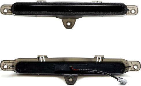 IJdmtoy Black-Out عدسة مدخنة كاملة LED TRUK TRUNT LID/أسفل المفسد مجموعة ضوء الفرامل الثالثة متوافقة مع 2010-2014 FORD MUSTANG 5th Gen LCI in Kuwait