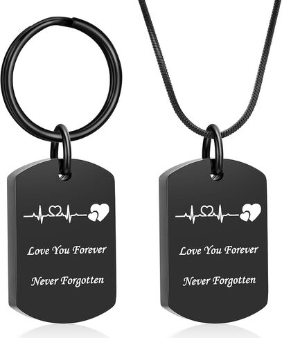 Minicremation Cremation Jewelry Urn Necklace for Ashes for Women & Men Always in My Heart Paw Print Urn Necklace Memorial Keepsake Pendant with Filling Kit in Saudi Arabia