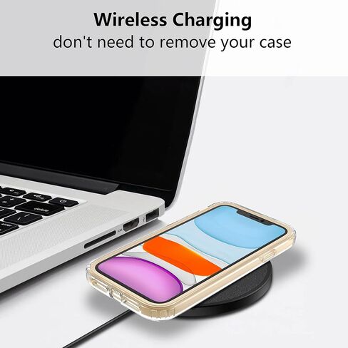 حافظة ZCDAYE لهاتف iPhone 11، iPhone 11 (6.1 بوصة) حافظة هاتف مع حامل بطاقة، حافظة هاتف شفافة ناعمة مقاومة للصدمات لهاتف iPhone 11 (6.1 بوصة)، شفاف in Kuwait