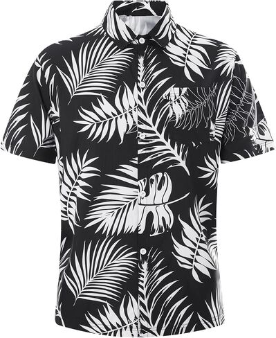 Men's Hawaiian Shirts Short Sleeve Casual Button Down Shirts Tropical Shirt for Men Summer Aloha Beach Shirt in Kuwait
