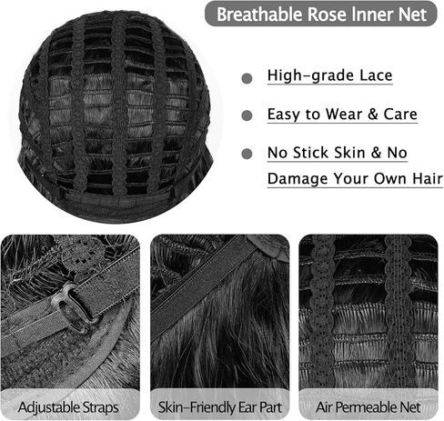 LABEAUTÉ Black Bouffant Beehive Wig for Women 60s 70s Vintage Copper Updo Wig Hair Costume Victoria Curly Housewife Halloween Party Wig with Wig Cap (Black) in Kuwait