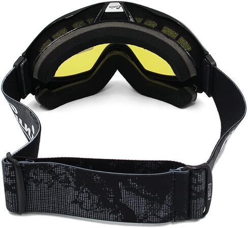 'Fit Over the Glasses' Double Lens Goggles Riding Skiing Multipurpose Protect Eyes Sponge Liner in Saudi Arabia