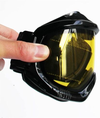'Fit Over the Glasses' Double Lens Goggles Riding Skiing Multipurpose Protect Eyes Sponge Liner in Saudi Arabia