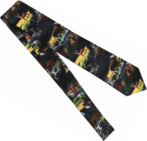 Secdtie Men's Printed Ties Designer Tie for Men Fashion Funny Neckties for Holiday Party in Saudi Arabia