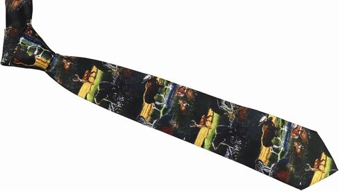 Secdtie Men's Printed Ties Designer Tie for Men Fashion Funny Neckties for Holiday Party in Saudi Arabia