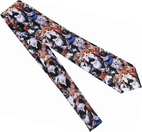 Secdtie Men's Printed Ties Designer Tie for Men Fashion Funny Neckties for Holiday Party in Saudi Arabia
