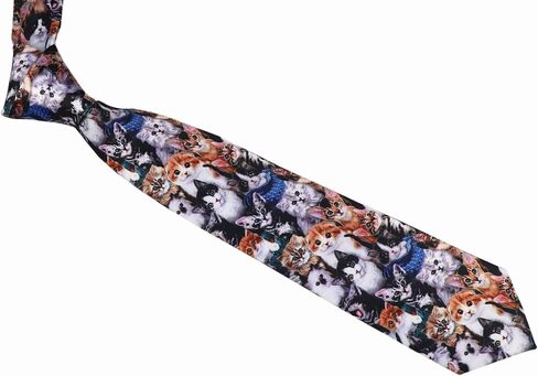 Secdtie Men's Printed Ties Designer Tie for Men Fashion Funny Neckties for Holiday Party in Saudi Arabia
