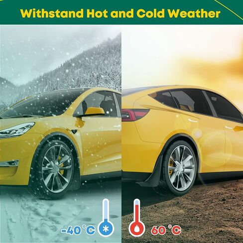 YHTAUTO Set of 4 Mud Flaps Splash Guards Accessories Replacement for Toyota Camry 2007 2008 2009 2010 2011 Sedan, Excluding SE Model, Front and Rear LH RH, Black in Kuwait