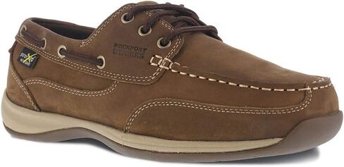Rockport Work Men's Sailing Club RK6734 Work & Safety ، Brown ، 13 M US in Saudi Arabia