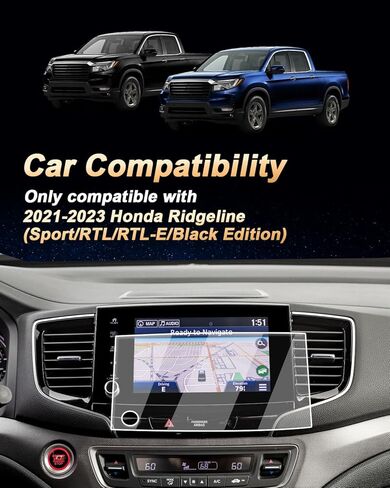 2025 Accord Hybrid Screen Protector - For 2023-2025 Honda Accord Hybrid 12.3-Inch Navigation Screen - 9H Tempered Glass Matte 2023-2025 Accord Hybrid(Sport/EX-L/Sport-L/Touring) Accessories Anti Glare in Kuwait