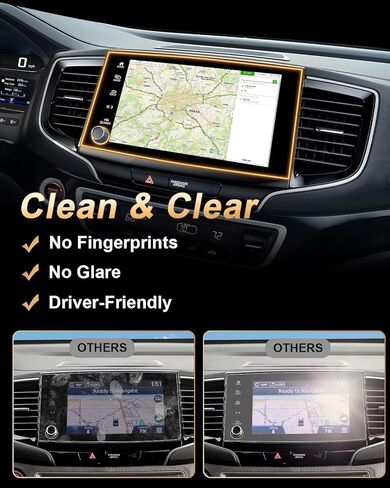 2025 Accord Hybrid Screen Protector - For 2023-2025 Honda Accord Hybrid 12.3-Inch Navigation Screen - 9H Tempered Glass Matte 2023-2025 Accord Hybrid(Sport/EX-L/Sport-L/Touring) Accessories Anti Glare in Kuwait