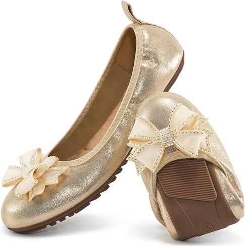 Aomigoct Ballet Flats for Women Shoes: Comfortable Round Toe Work Flats - Ladies Wedding Slip On Dressy Shoes in Saudi Arabia