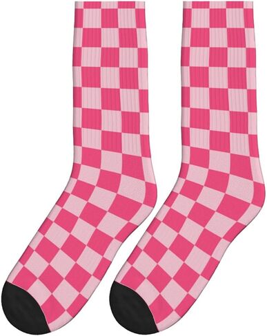 Checkered Socks, Cute Socks for Women for Travel, Running, Daily in Kuwait
