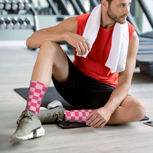 Checkered Socks, Cute Socks for Women for Travel, Running, Daily in Kuwait