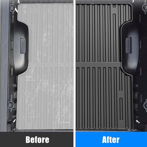 Garvee All Weather Cargo Liner Compatible with Santa Fe 2021 2022 2023, TPE Heavy Duty Trunk Floor Mat with Non-Slip Backing, Cargo Trunk Liner & Rear Cargo Mat, Black in Kuwait