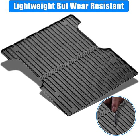 Garvee All Weather Cargo Liner Compatible with Santa Fe 2021 2022 2023, TPE Heavy Duty Trunk Floor Mat with Non-Slip Backing, Cargo Trunk Liner & Rear Cargo Mat, Black in Kuwait